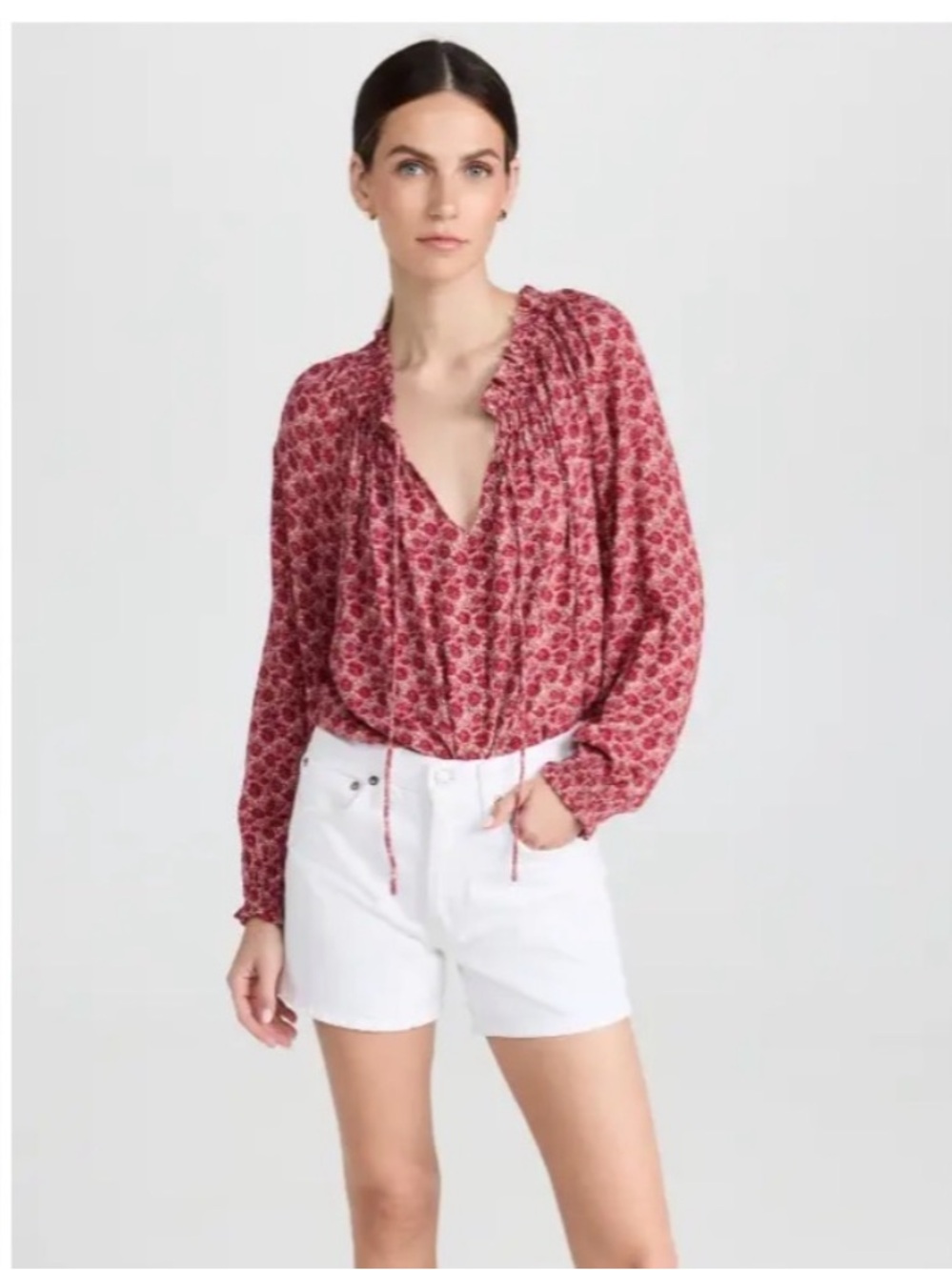 Women’s Faherty Emery Floral Blouse